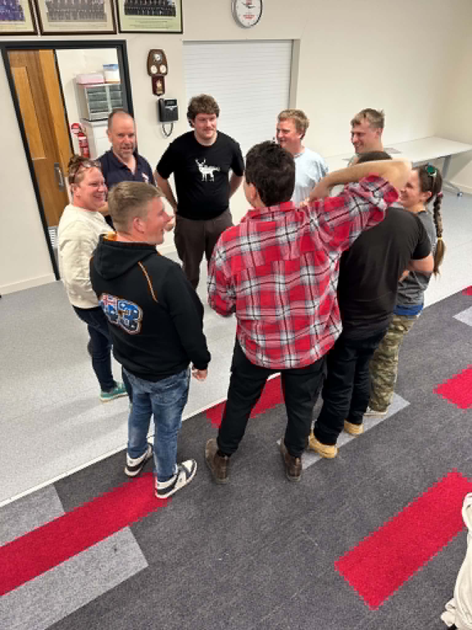 Members participating in Wellbeing Activity
